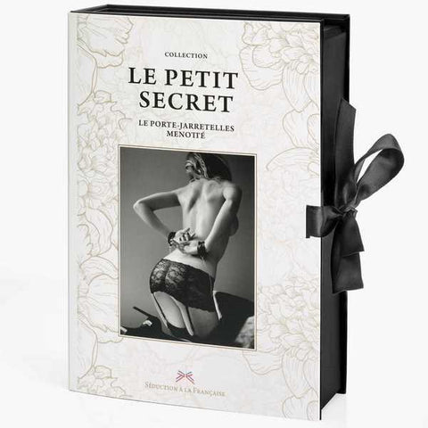 Enchanting Elegance - MAISON CLOSE Lace Garter Set with Cuffs - Her Fetish