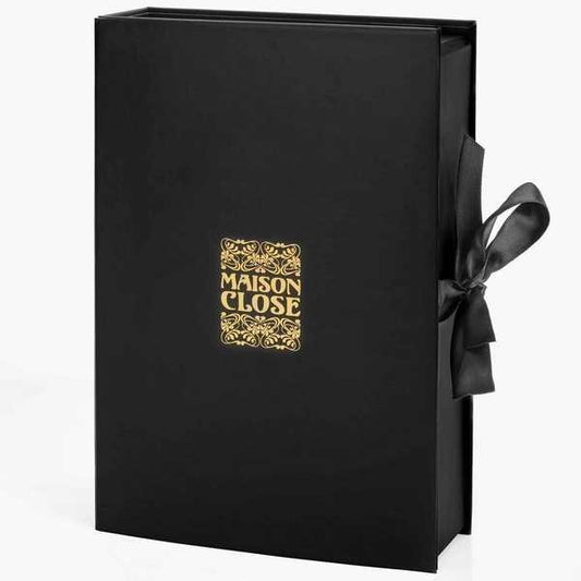 Enchanting Elegance - MAISON CLOSE Lace Garter Set with Cuffs Her Fetish