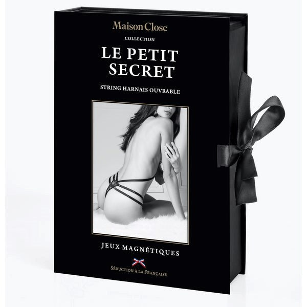 MAISON CLOSE Lace Thong With Harness Gift Box Her Fetish