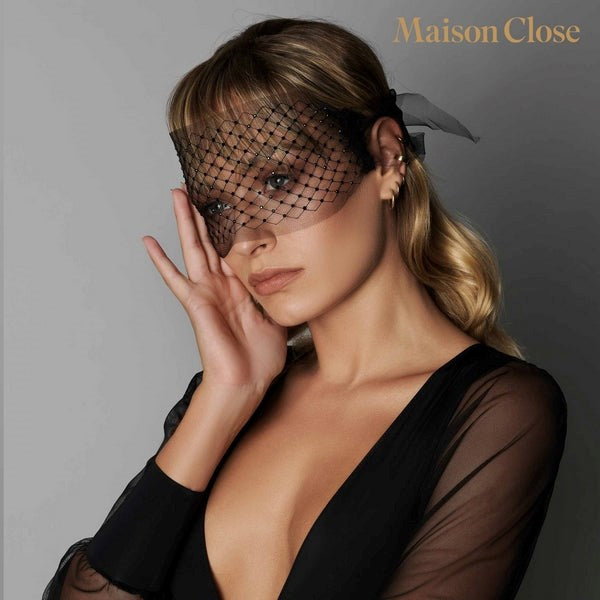 MAISON CLOSE Mysterious Eyemask Transparent Mesh Masks And Blindfolds