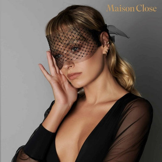 Maison Close Glittering Mesh Eyemask - Captivating Encounters Masks And Blindfolds