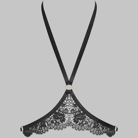 Maison Close Lace & Satin Adjustable Harness - Jewelry-like Elegance - Her Fetish