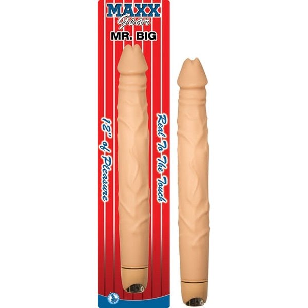 MAXX GEAR Mr. Big Realistic 12 Inch Dildo Vibrating Dildos