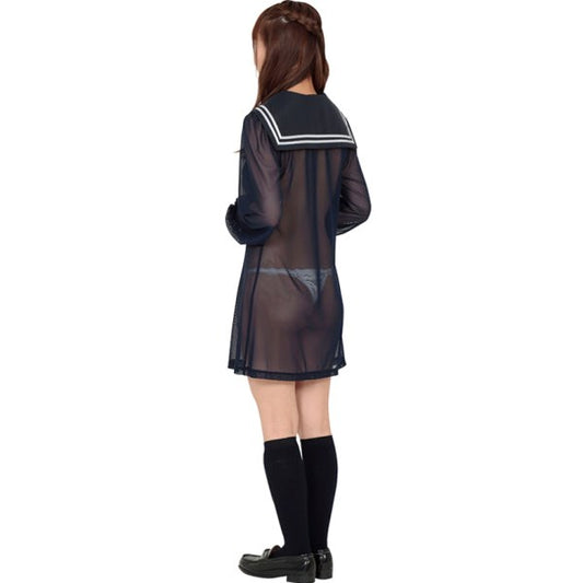 Starfire Daydream - Sheer Sailor One-Piece Dress for Intimate Adventures - Fancy Dress Ups