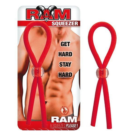 RAM Squeezer - Durable Latex Cock Ring for Longer-Lasting Hardness - Stretchy Cock Rings