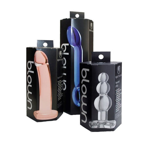 Spartacus Realistic Borosilicate Glass Dildo with Testicles - 8.5 Inches - Realistic Dildos