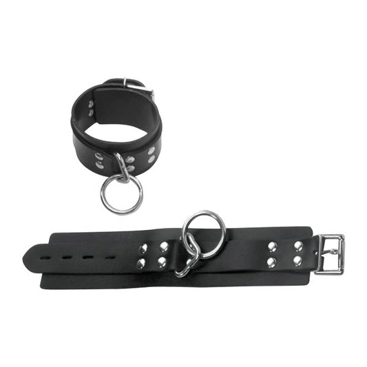 Rubberline Locking Restraining Ankle Cuffs - Cuffs and Restraints