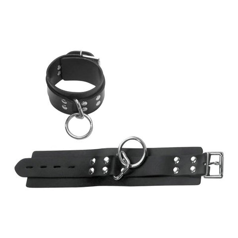 Rubberline Locking Restraining Ankle Cuffs - Cuffs and Restraints