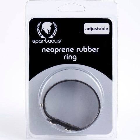 Rubberline Neoprene 3-Snap C-Ring Bondage Accessory - Cock Rings