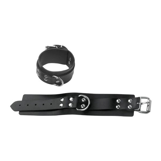 Rubberline Non-Locking BDSM Ankle Cuffs - Cuffs and Restraints