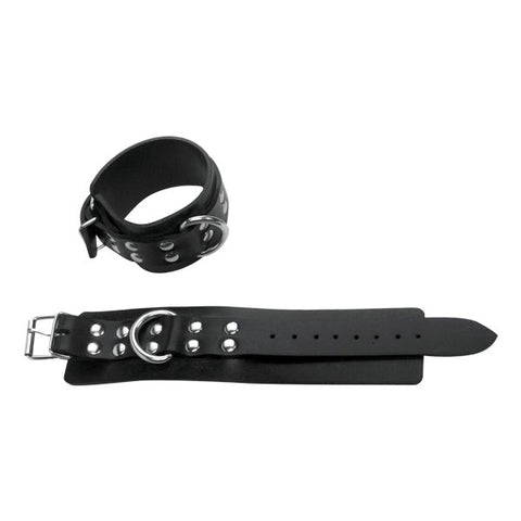 Rubberline Non-Locking Dominating Wrist Cuffs - Cuffs and Restraints