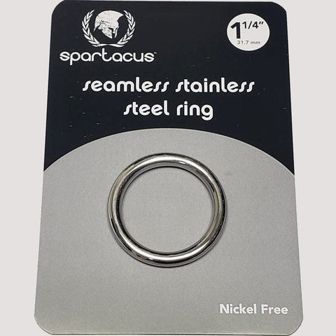 Spartacus Enterprises - Premium Stainless Steel Pleasure Ring - Steel Cock Rings