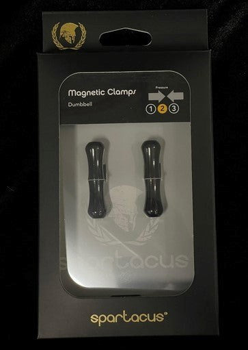 SPARTACUS Magnetic Clit or Tit Clamps Dumbbell - Nipple and Clit Clamps
