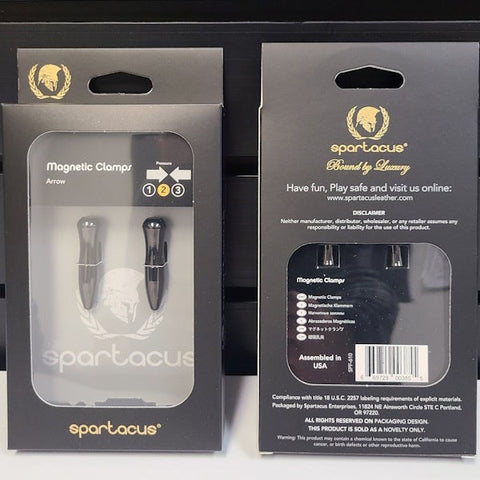 SPARTACUS Magnetic Nipple Or Clit Clamps Arrow - Nipple and Clit Clamps