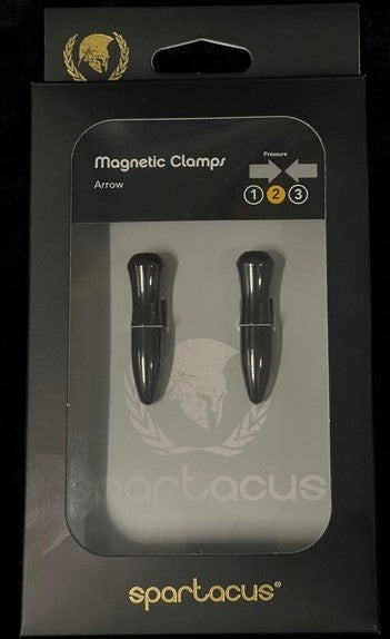 SPARTACUS Magnetic Nipple Or Clit Clamps Arrow Nipple and Clit Clamps