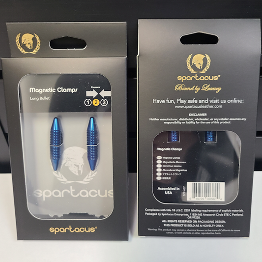 SPARTACUS Magnetic Tit or Clit Clamps - Precise Stimulation - Nipple and Clit Clamps