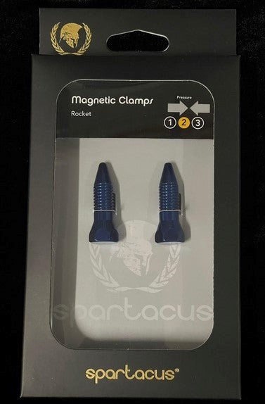 SPARTACUS Magnetic Tit Torture or Clit Clamps Rocket Nipple and Clit Clamps