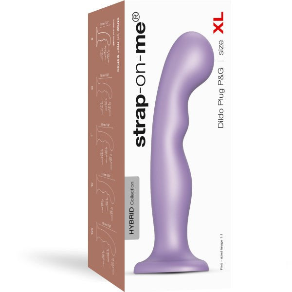 STRAP ON ME Angled Dildo Plug P&G Stimulator - Lilac Anal Dildos