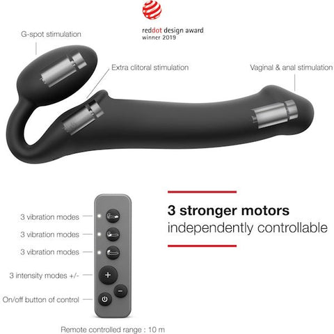 Strap-On-Me Deluxe Vibrating Pleasure Enhancer - Strap On Sextoys