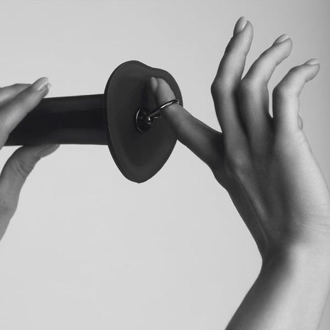 Strap-On-Me Dildo Base Finger O-Ring - Unlock New Possibilities - Collars and Leads
