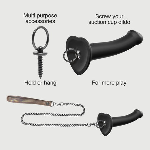 Strap-On-Me Dildo Base Finger O-Ring - Unlock New Possibilities - Collars and Leads