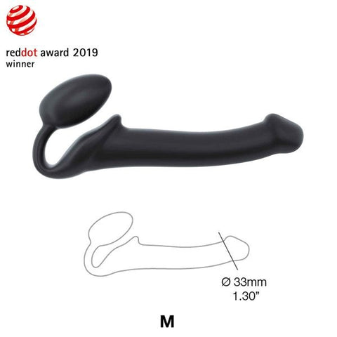 STRAP-ON-ME Silicone Bendable Strap-On - Medium - Strap On Sextoys