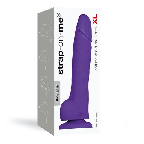 Strap-On-Me Soft Realistic 198mm Dildo - Elevate Your Pleasure Experience - Realistic Dildos