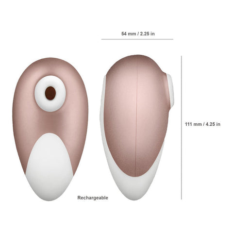 Satisfyer Pro Deluxe Rechargeable Clitoral Vibrator - Clit Ticklers and Pulsators