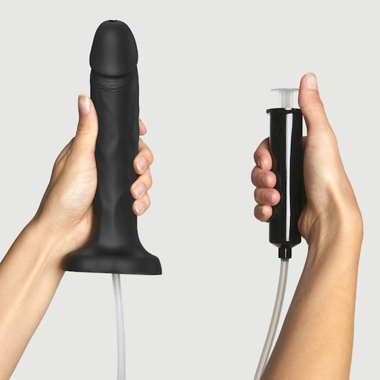 STRAP-ON-ME Adjustable Silicone Squirting Dildo - Realistic Pleasure - Strap On Sextoys