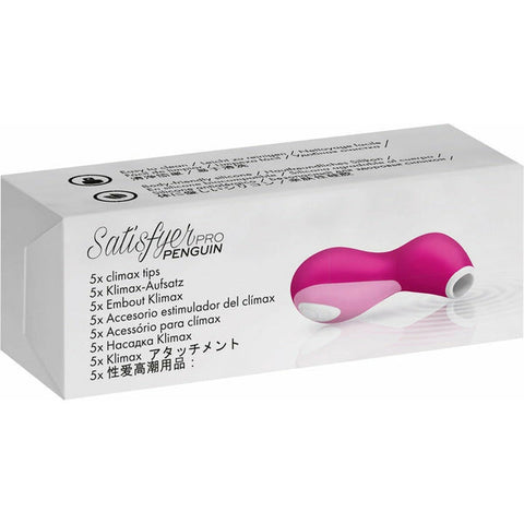 Satisfyer Pro Penguin Massager Climax Heads 5 Pack - Vibrator Accessories