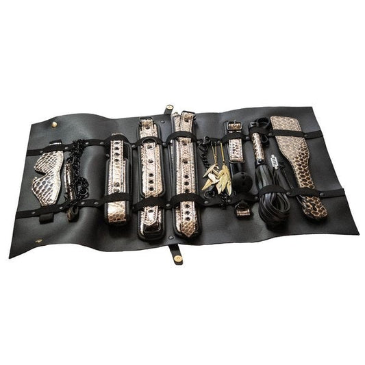Luxury BDSM Travel Kit - THE TRAVELER 10 PC Bondage Set - Bondage Kits