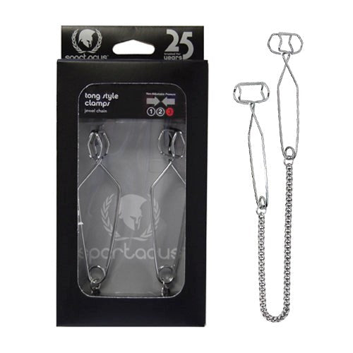Spartacus Enterprises Tong Style Nipple Torture Ultra Endurance Clamps Nipple and Clit Clamps