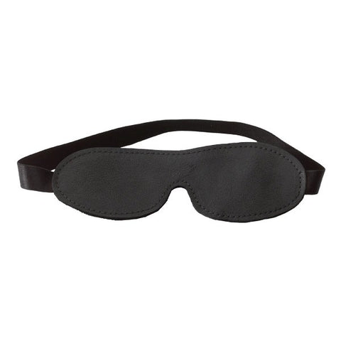 Spartacus Total Immersion - Contoured Leather & Fur Blindfold - Masks And Blindfolds