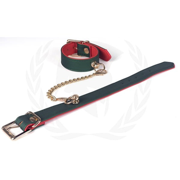 Vegan Beginners Ankle Restraints With Chain Cuffs and Restraints