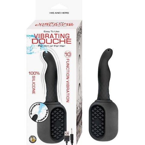 Nasstoys Pleasure Douche - 10 Vibration Modes for Comfort and Delight - Enemas and Douches