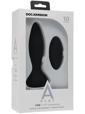 Doc Johnson A-Play Experienced Remote Control Anal Plug - Butt Plugs