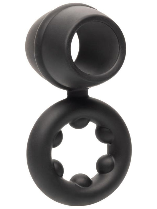 Alpha Liquid Silicone Dual Magnum Cock Ring - Stretchy Cock Rings