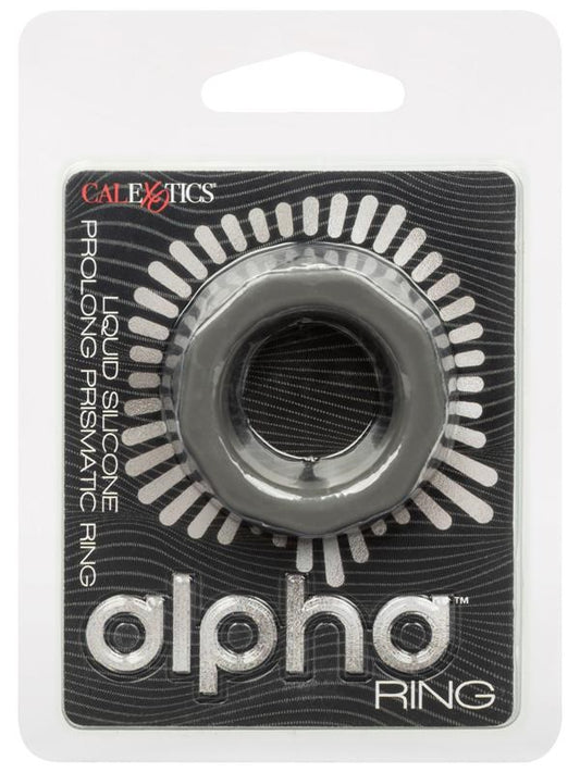 Alpha Liquid Silicone Prolong Prismatic Cock Ring - Stretchy Cock Rings