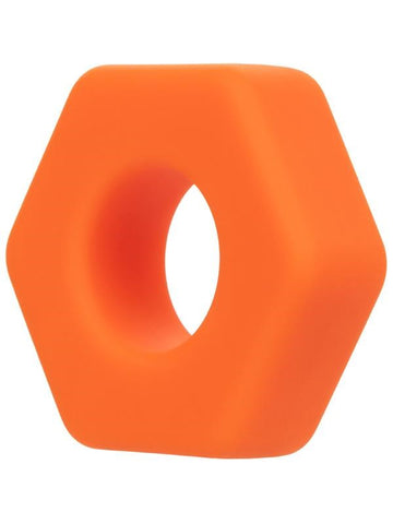 Alpha Liquid Silicone Prolong Sexagon Comfortable Cock Ring - Stretchy Cock Rings