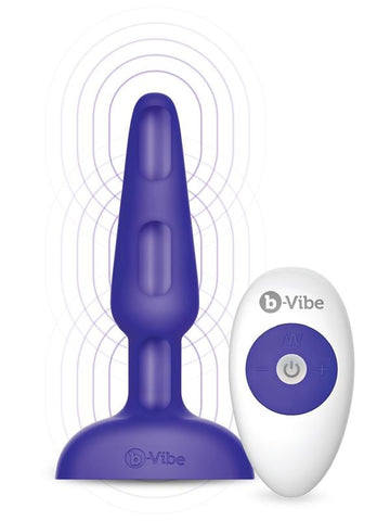 Versatile Pleasure Enhancer - bVibe Trio Plug - Butt Plugs
