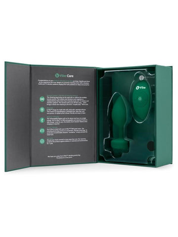 Luxurious B-Vibe Vibrating Jewels Remote Control Butt Plug - Butt Plugs