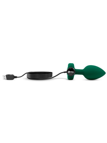 Luxurious B-Vibe Vibrating Jewels Remote Control Butt Plug - Butt Plugs
