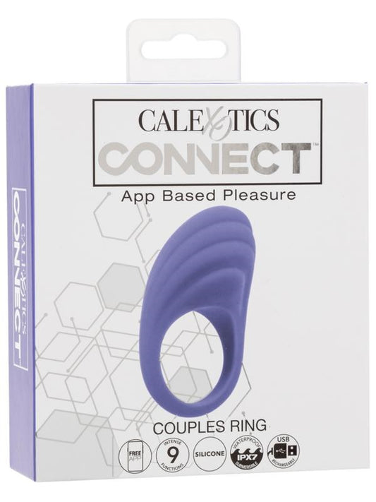 CalExotics Connect 9 Function App Controlled Couples Ring - Vibrating Cock Rings