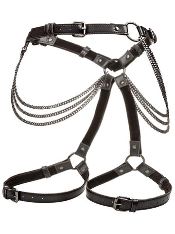 Euphoria Collection Multi Chain Adjustable Thigh Harness - Her Fetish