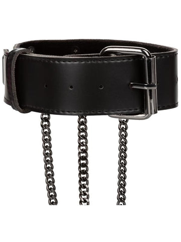 Euphoria Collection Plus Size Multi Chain BDSM Collar Harness - Collars and Leads