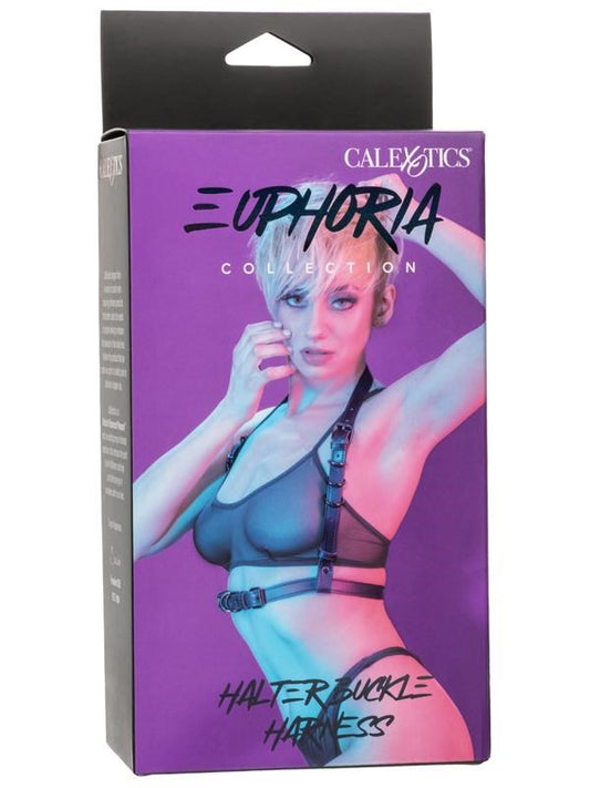 Euphoria Collection Premium Halter Buckle Harness - Her Fetish