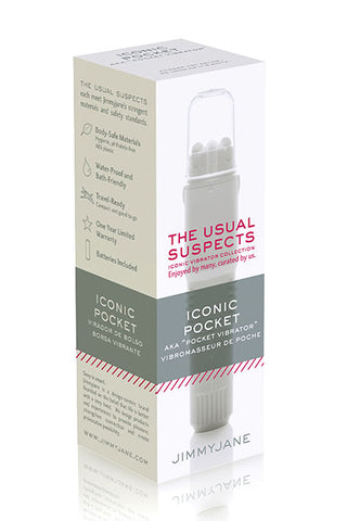 Jimmyjane Iconic Pocket Personal Vibrator - Waterproof Vibrators