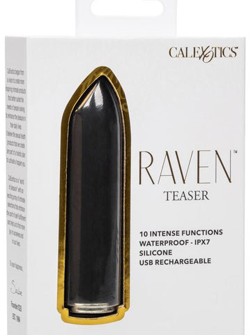 Raven Teaser 10 Functions Bullet Vibrator - Bullet Vibrators