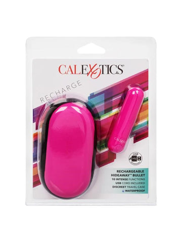 Rechargeable Hideaway Bullet 10 Function Travel Massager - Bullet Vibrators