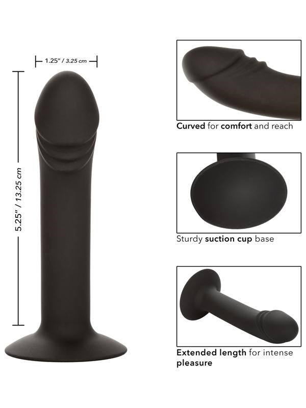 Silicone Curved Anal Dildo With Suction Cup Anal Dildos